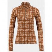 Maristua Turtle Neck W/Zip W, Bombay Brown/Vanilla, Xl, Ullunderställ