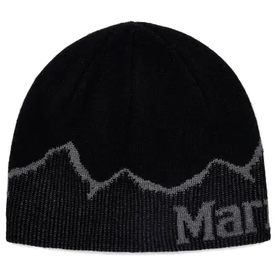 Marmot Mountainscape Wool Beanie Black