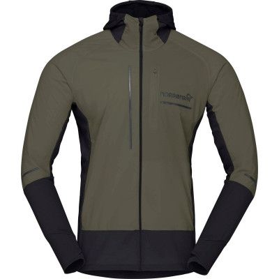 Norrøna Men's Senja Alpha90 Zip Hood Olive Night