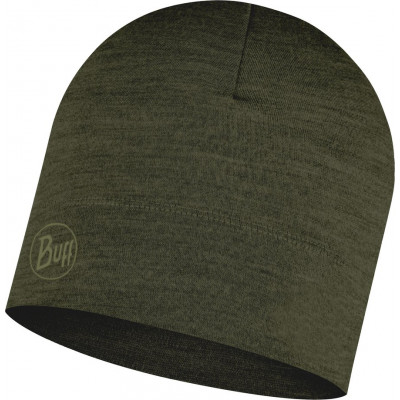 Buff Merino Lightweight Beanie Solid Bark