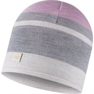 Buff Merino Move Beanie Light Grey