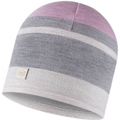 Buff Merino Move Beanie Light Grey