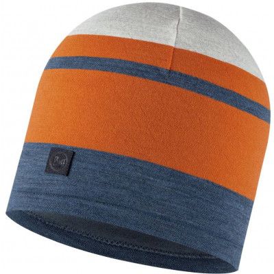 Buff Merino Move Beanie St.blue