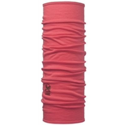 Merino Wool Buff Solid Pink Hibiscus