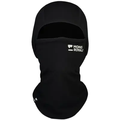 Mons Royale Santa Rosa Merino Flex 200 Balaclava Unisex Black