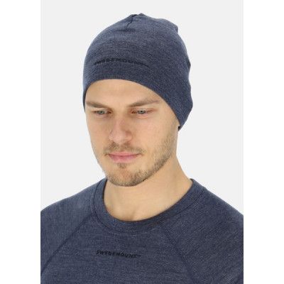Nepal Wool Terry Merino Beanie, Navy Melange, Onesize,  Mössor