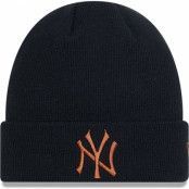 New York Yankees League Essential Cuff Knit Beanie Hat Blktpn