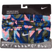 Nike Printed Dri-Fit Wrap, Bright Mango/Vivid Sky/Silver, Onesize,  Löpartillbehör