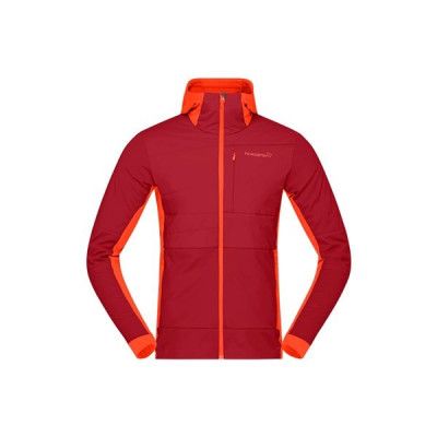 Norröna Falketind Alpha90 Insulated Zip Hood M's Arednalin/Rhubarb