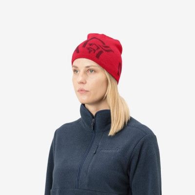 Norrøna /29 Logo Beanie True Red/Rhubarb