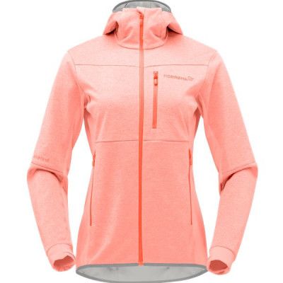 Norrøna Falketind Warm2 Octa Hood W's Orange Alert/Peach Amber