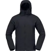 Norrøna Men's Femund Thermo60 Zip Hood Caviar Black