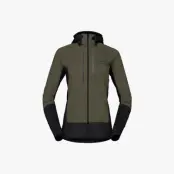 Norrøna Senja Alpha90 Zip Hood W's Olive Night