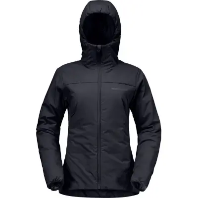 Norrøna Womens' Femund Thermo60 Zip Hood Caviar Black