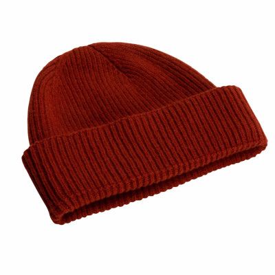 North Outdoor Kulo mössa i merinoull, rostfärgad