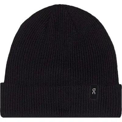 On Unisex Merino Beanie Black