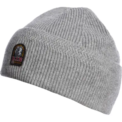 Parajumpers Garmo Knitted Beanie Ash Grey Melange