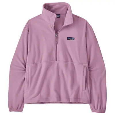 Patagonia W's Micro D 1/2 Zip Fleece P/O Light Violet Light Violet M
