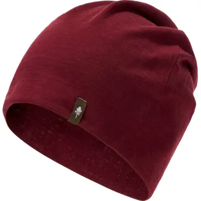 Pinewood Unisex Merino Wool Beanie Burgundy