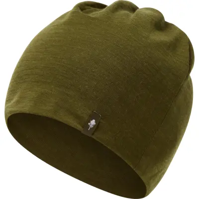 Pinewood Unisex Merino Wool Beanie Olive Green