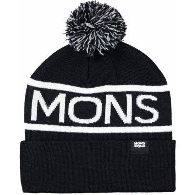 Pom-pom Beanie Musta / Valkoinen