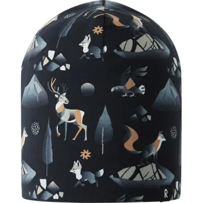 Reima Kids' Beanie Tanssi Aop Black