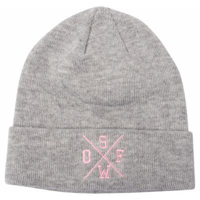 Rexdale Youth Beanie, Lt Grey/Lt Pink, Onesize,  Wow