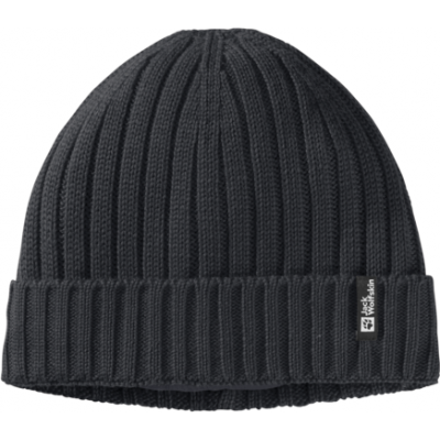 Jack Wolfskin Rib Knit Beanie Black