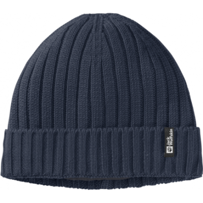 Jack Wolfskin Rib Knit Beanie Night Blue