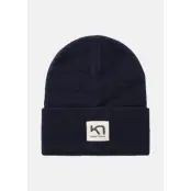 Røthe Beanie, Dark Navy Blue, Os Women,  Pannband
