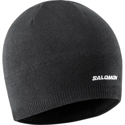 Salomon Beanie Deep Black