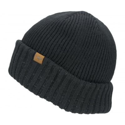 Sealskinz Waterproof Cold Weather Roll Cuff Beanie Black