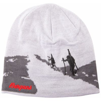 Ski Beanie, Silvergrey/Solidcharcoal/Firer, 58,  Bergans