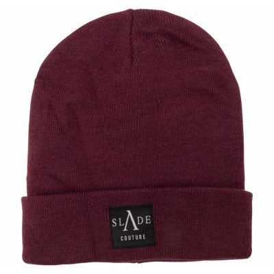 Slade Knitted Hat, Plum, Ones,  Slade
