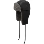 Stetson Bomber Denim Garage Aviator Hat Black
