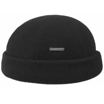Stetson Docker Wool/Cashmere Black