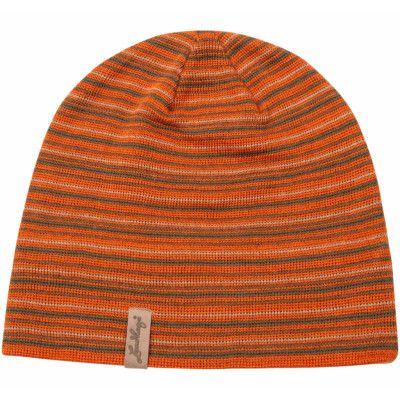 Striped Beanie, Bronze, Onesize,  Mössor