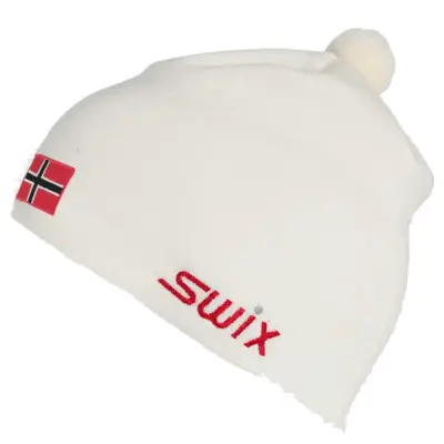 Swix Tradition w/flag Bright White