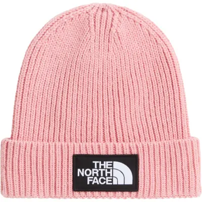 The North Face Kids' TNF Logo Box Cuffed Beanie Primrose