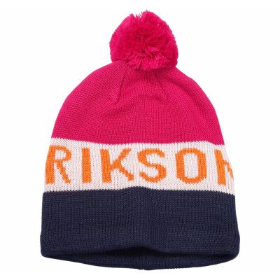 Tomba Knitted Kid's Beanie, Warm Cerise, 52,  Didriksons