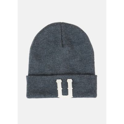 Union  Fold Beanie, Dk Grey Melange, Onesize,  Pannband