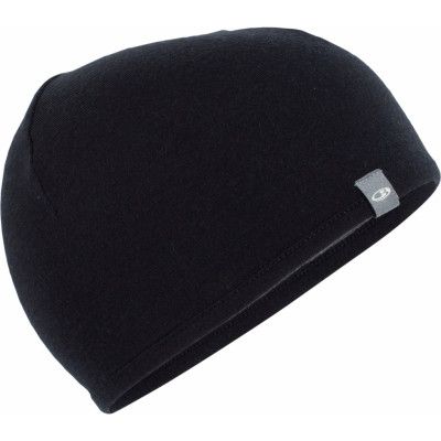 Icebreaker Unisex Pocket Hat Black/Gritstone Hthr