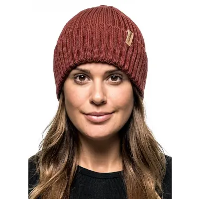 Woolpower Beanie Rib Rust Red Rust Red