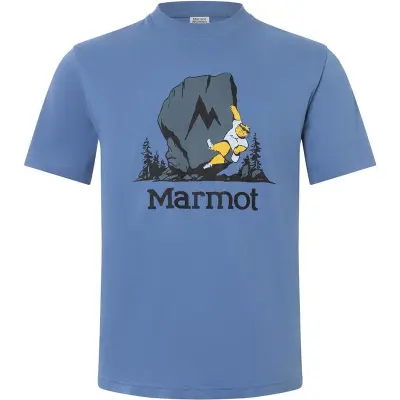 Marmot Bouldering Marty SS Rain Cloud - M