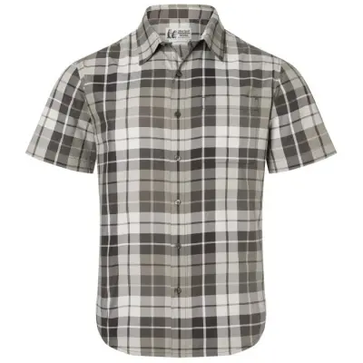 Marmot Men's AirExchange Shield Novelty SS Shirt Hickory Nut Wayland Nut Wayland Plaid