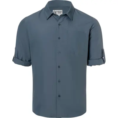 Marmot Men's Airexchange Upf 40 Ls Shirt Thunderhead