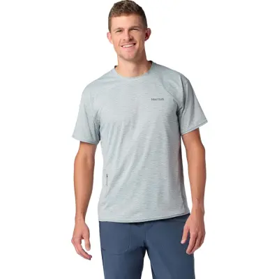 Marmot Men's Airexchange Upf 50 Crew Ss Boulder Crack Frequency