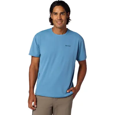 Marmot Men's Airexchange Upf 50 Crew Ss Summer Storm
