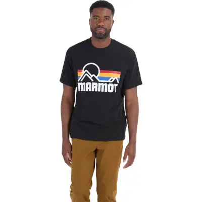 Marmot Men's Coastal Tee Short Sleeve Black/Multi