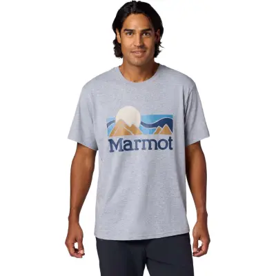 Marmot Men's Coastal Tee ShortSleeve Grey Heather